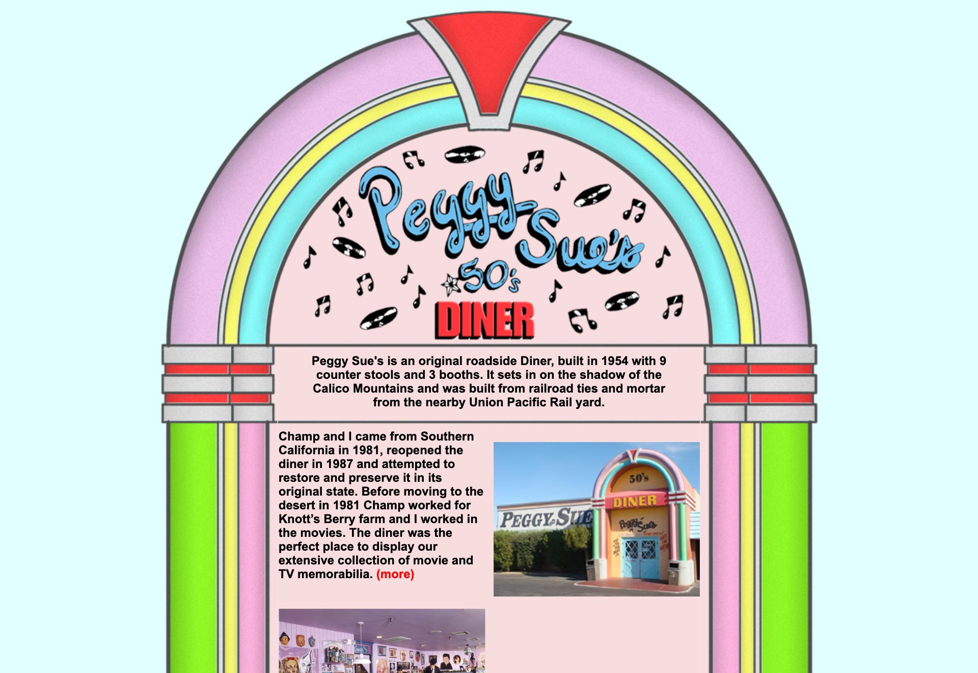 The original 1990s diner site